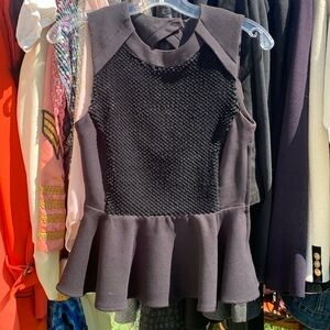 ✨🫶🏽🖤Black Peplum sleeveless top🖤🫶🏽✨